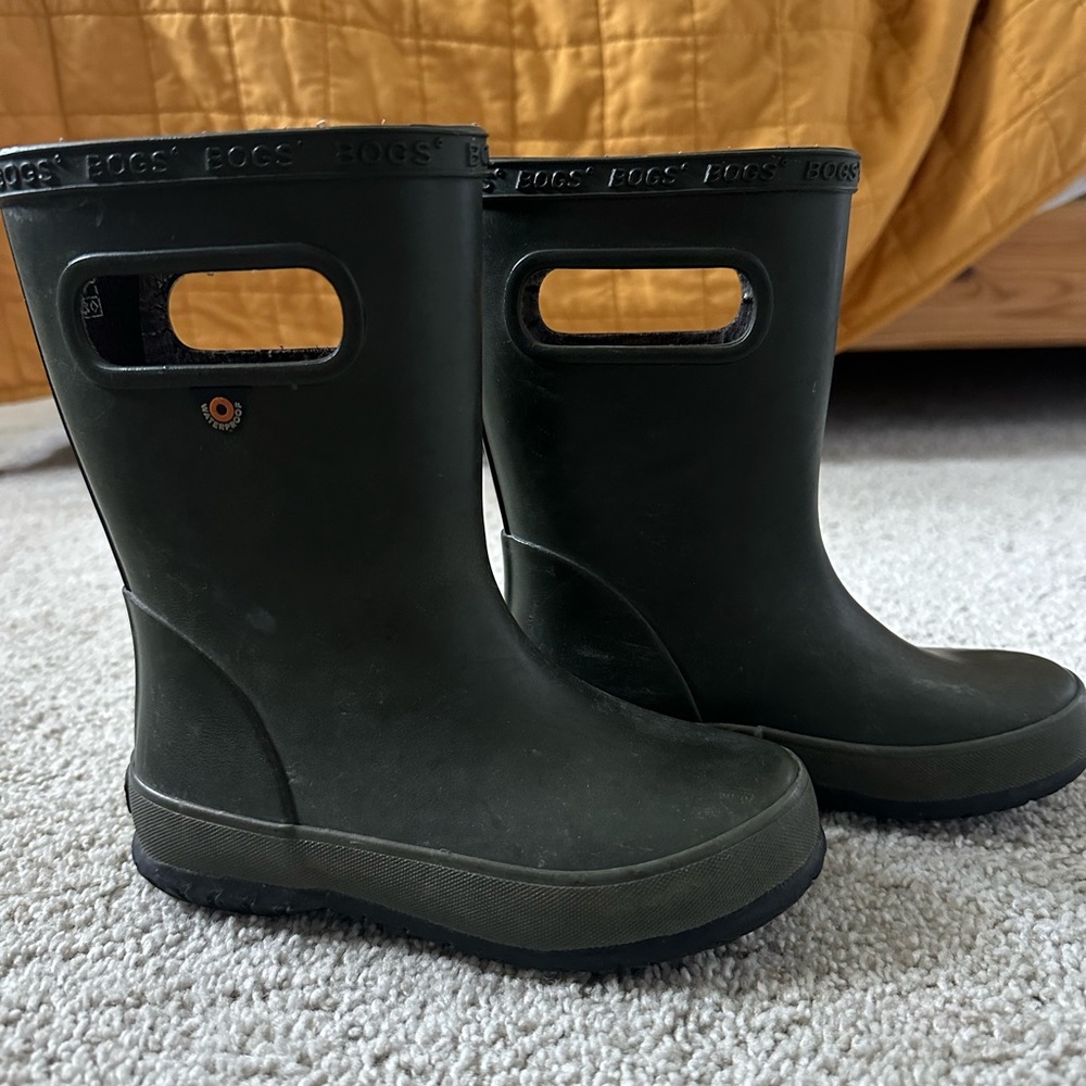 Boys Bogg Hunter Green Boots